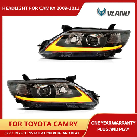 LED Headlights with DRL for Toyota Camry 2010-2011 Car Interior Accessory Vland