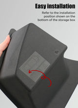 Rear Trunk Left Side Storage Box with Cover for Tesla Model 3 Highland 2024