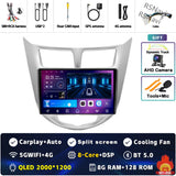 2K QLED Android Multimedia Player for Hyundai Solaris 2010-2016
