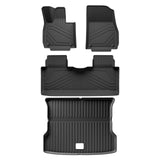 Xpeng G6 2023-2024 Car Floor Mats Cargo Liner Trunk Pad TPE 3D Foot Mat Left Rudder Waterproof BLACK