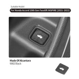 For Honda Accord 10th Gen Facelift & INSPIRE (2021-2022) Made of Alcantara Car Trunk Button Knob Trim Sticker