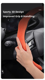 Suede Snap-On Steering Wheel Cover for DS 3 4 7 Crossback