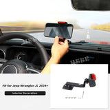Center Console Phone Holder for Jeep Wrangler JL 2024 Car Interior Accessory HEBE