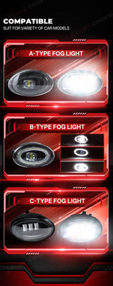 LED Fog Lights with DRL for Honda Accord 2008-2012 Car Interior Accessory MAGIC COLORM