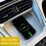 For Geely 24-26 Xingyuan eMAS 5 EX2 Car Center Console Cup Holder Storage Box Wireless Charging Silicone Pad Organizer Car In
