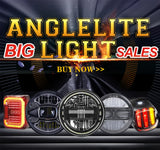 Pair 4.5“ 4 1/2 inch Motorcycle Fog Light Passing Auxiliary Light Fog Lamp Assembly | Motorcycle Accessories ANGLELITE