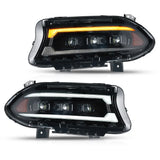 Bi-LED Projector Headlights for Dodge Charger 2015-2023