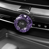 Crystal Volume Knob Cover for Volvo S60 V60 XC60 2020+ Car Interior Accessory LINGLUYANG Purple s60 V60 2020-202026