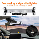40 LED Strobe Warning Light 27 Modes Universal fit Car Interior Accessory MAGIC COLORM