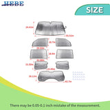 Window Sunshade Heat Insulation for Mitsubishi Pajero Car Interior Accessory HEBE