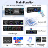 1Din Touch Screen MP3 Car Radio Bluetooth Stereo Android Head Unit AKAMATE