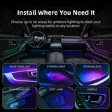 18-in-1 RGB LED Interior Ambient Lighting Kit for Universal Fit LED Ambient Light OEM