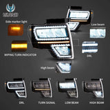 LED Reflection Bowl Headlights for Ford F-150 2009-2014 Headlight Assembly Vland
