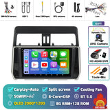 2K Android 15 Multimedia Head Unit for Toyota Prado 2018-2020