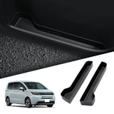Honda Freed 2025 Door Handle Storage Box Front Door Holder Tray TPE Car Organizer Container Tidying Black Door Storage Access