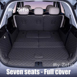 Leather Trunk Mat For Chery Tiggo 9 2025 2026 Full Coverage Rear Interior Special Accessory