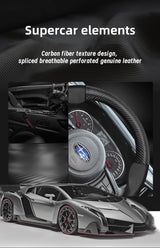 Breathable Leather Carbon Fiber Cover Subaru Car Interior Accessory Hocasen