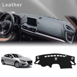Custom Leather Dashboard Cover for Mazda 3 Axela 2013–2018 Dashboard Mat OEM