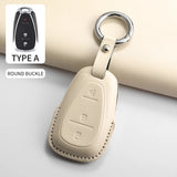 Leather Car Key Case Cover