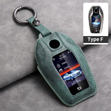 Car Key Cover For Bmw X3 G01 G31 X5 G05 X4 G02 G30 G32 I8 X7 M5X F20 Leather Car Key Case Cover