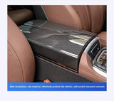 BMW 3 4 5 6 7 Series X1 X3 X4 X5 X6 X7 Central Armrest Box Cover ABS Carbon Fiber
