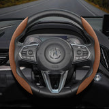 Anti-Slip Buckle Segmented Suede Cover for Acura MDX