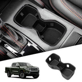 Nissan Frontier 2022-2026 Silicone Water Cup Holder Limiter Fixed Drink Storage Box Tray Car Accessories Black Car Interior A
