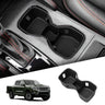 Nissan Frontier 2022-2026 Silicone Water Cup Holder Limiter Fixed Drink Storage Box Tray Car Accessories Black