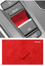 For Honda Accord 10th Gen Facelift & INSPIRE 2021+ Made of Alcantara Handbrake Button Trim Sticker Car Interior Tuning Accessory