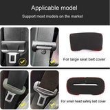 Suede Fur Seat Belt Buckle Protector Universal Car Interior Accessory LINGLUYANG