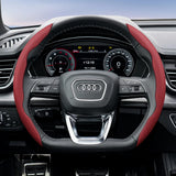 Breathable Leather Wheel Cover for Audi A4 A5 A6