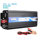 12V/24V DC To AC 220V Power Inverter Car Inverter Voltage Converter 2000W/3000W with USB Car Charger for Auto Home