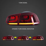 Vland LED Tail Lights Sequential Signal Golf 08-14 Car Interior Accessory Vland