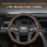 Leather Steering Wheel Cover for Cadillac CTS 2013
