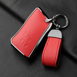 Aluminum Alloy Goatskin 5 Button Car Key Case Cover For Lexus LM350h LM500H 2023 2024 Car Key Protection Shell Accessories