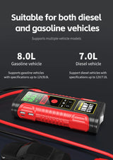 12V All-in-One Car Emergency Tool: 2000A Jump Starter, Portable Power Bank & LED Light Car Emergency Tool MINUS TWO