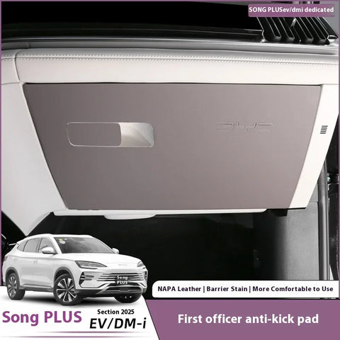 For Sealion 6 BYD Song Plus DMI Seal U Car Passenger Leather Anti Kick Pad Scratch Resistant CAR MODIFICATION STICKER Car Mod