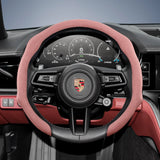 Premium Suede Steering Wheel Cover for Porsche Cars