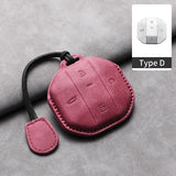 Car Remote Key Case Cover Shell For Jetour Freedom T1 Jetour Freedom T2 Traveller Sheep Suede Key Bag Cover Keychain Protector