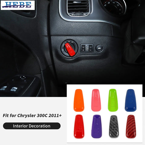 Headlight Switch Decoration Cover for Dodge Charger Car Interior Accessory HEBE