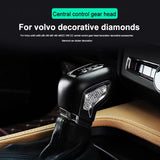 Gear Knob Decoration Trim for Volvo XC60 S60 2018+ Car Interior Accessory LINGLUYANG