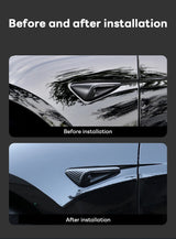 For Tesla New Model 3 Highland 2024 and New Model Y LAUNCH Juniper 2025 Side Camera Cover Lens Protector Black White Red Shiny