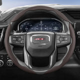 Breathable Perforated Leather Cover for GMC
