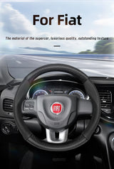 Breathable Carbon Fiber Wheel Cover for Fiat Auto Car Interior Accessory Hocasen