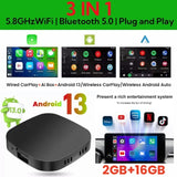Wireless CarPlay Android Auto AI Streaming Box for All Vehicles