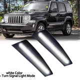 Amber/White Side Marker Lights for Jeep Liberty 08-12 Car Interior Accessory iJDM