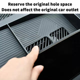 Hidden Behind-Screen Storage Box for BMW X3 G45 2025-2026 Car Interior Accessory CATUSIKI