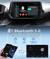 9-inch QLED Android Multimedia Player for Peugeot 208 2019–2022