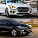 DRL Fog Turn Signal Lights for Hyundai Accent 2018 LED Ambient Light MAGIC COLORM