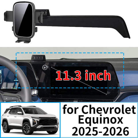 Wireless Fast Charging Phone Mount for Chevrolet Equinox 2025–2026 Car Phone Holder CATUSIKI
